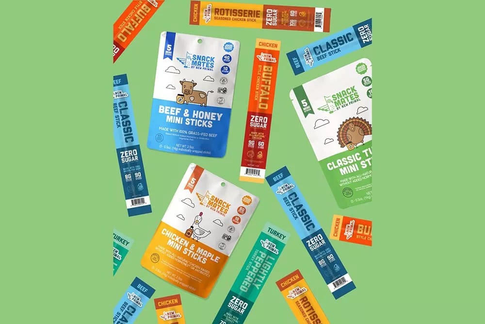Meat snacks from New Primal