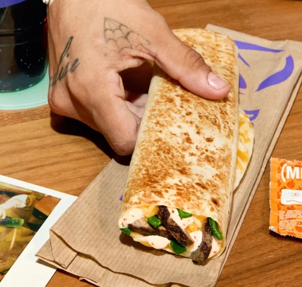 Taco Bell steak poblano item